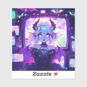 Custom-Cut Vinyl Sticker