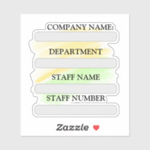 Custom-Cut Vinyl Sticker