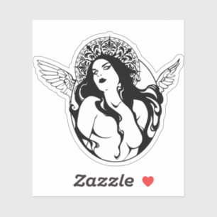 Custom-Cut Vinyl Sticker