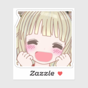 Custom-Cut Vinyl Sticker【smile】 カスタムカットビニールステッカー