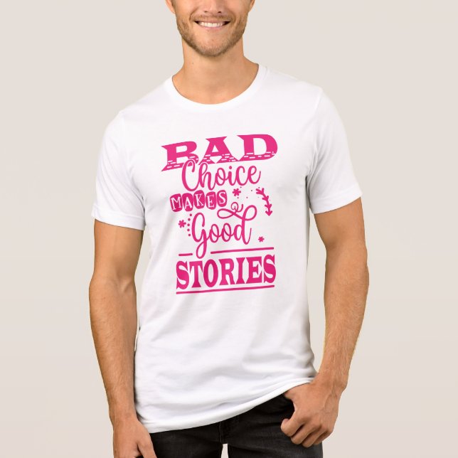 Custom-Cut Vinyl Sticker Tri-Blend Shirt (Front)