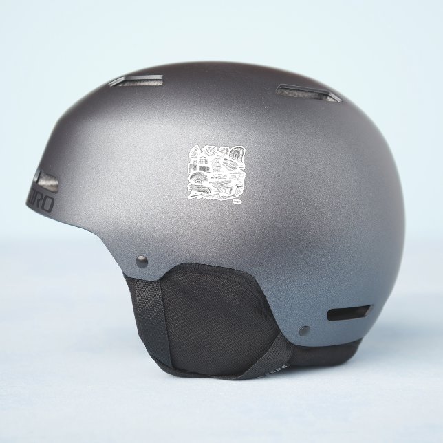 Custom-Cut Vinyl Structural Geology Sticker (Helmet Side)