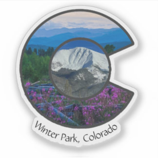 Custom-Cut Vinyl Winter Park Colorado Sticker