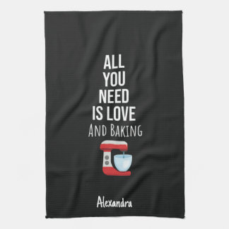 Custom Cute Baking Lover Gifts Baker Personalized Kitchen Towel