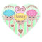 Custom Cute Birthday Girl Kawaii Cupcakes Stickers