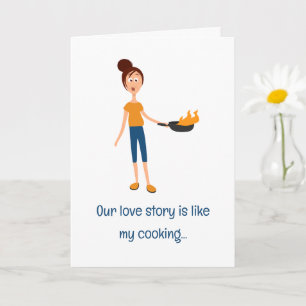 Custom Cute Couple Love Joke Funny Valentines Day Card