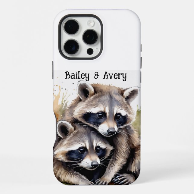 Custom Cute Cuddling Foxes Fox Couple Love Animals iPhone Case (Back)