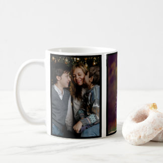 Custom Cute Family 2 Photo Collage Coffee Mug