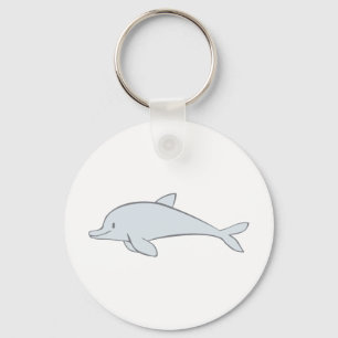 Custom Cute Flipper Dolphin Keychain