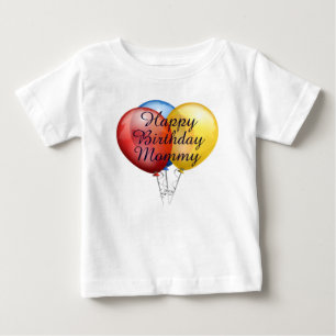 Custom cute Happy Birthday Mommy baby Shirt