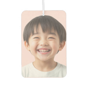 Custom Cute Kids Two Photo Modern Personalized  Air Freshener
