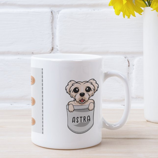 Custom Cute Maltese for Dog Lover Trainer Lover Coffee Mug (Creator Uploaded)