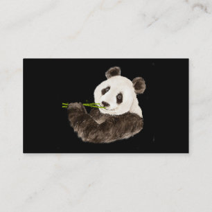 Custom Cute Panda, Asian Bear, Animal Business Card