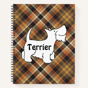 Custom Cute pattern stylish design tartan plaid Notebook