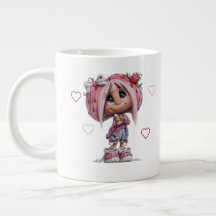 Custom Cute Strawberry Girl