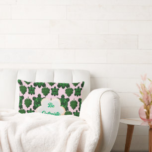Custom Cute Turtle Leaves Seamless Pattern,  Lumbar Pillow