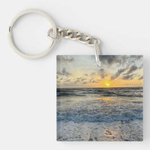 Custom Cute Two Photo Double Sided Personalized Keychain