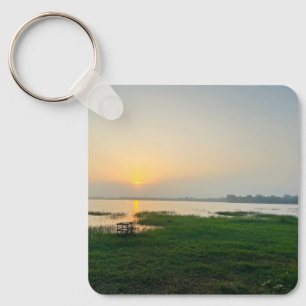 Custom Cute Two Photo Double Sided Personalized Keychain