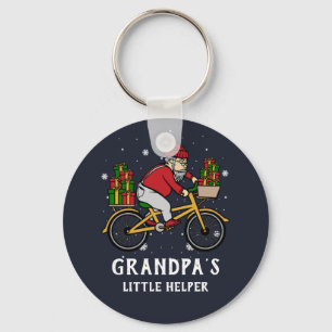 Custom Cyclist Christmas Matching Family Keychain