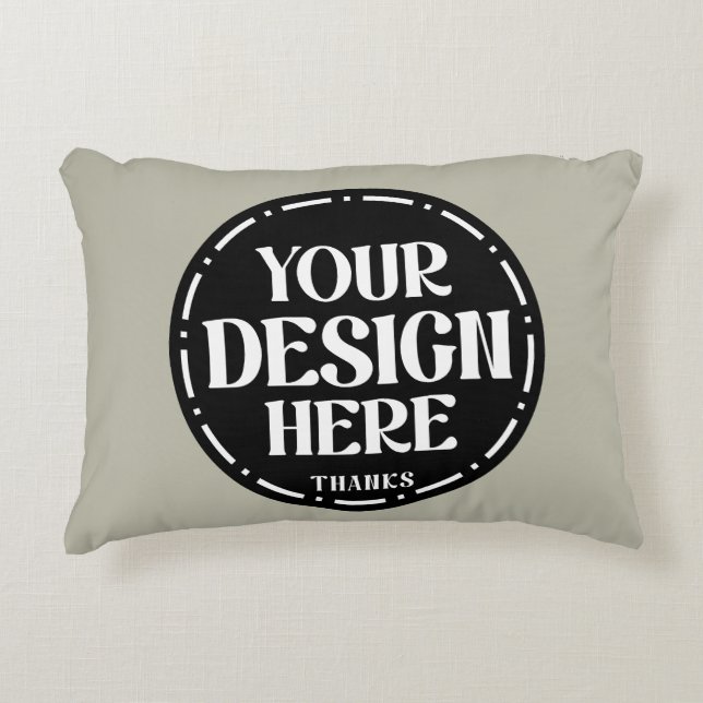 Custom Dad Appreciation gift Design Accent Pillow (Front)