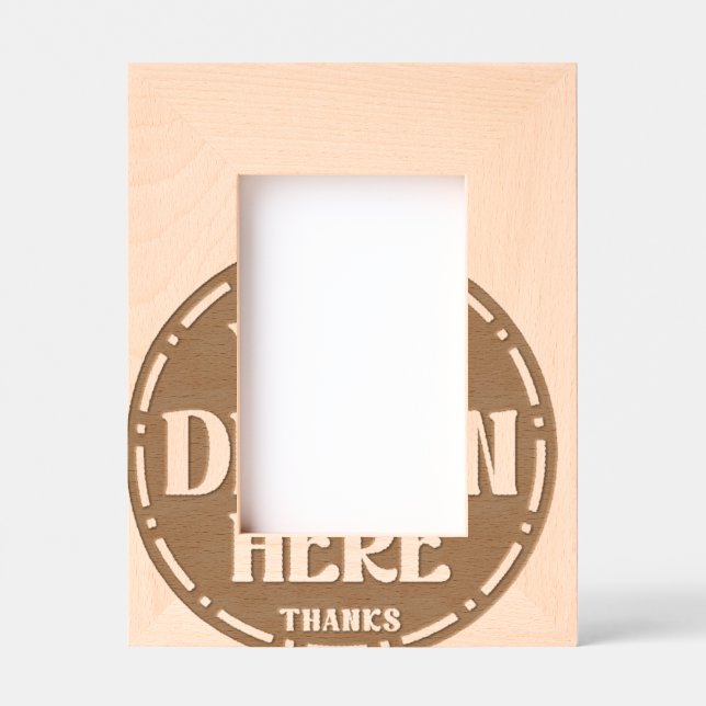 Custom Dad Appreciation gift Design Etched Frames (Front)