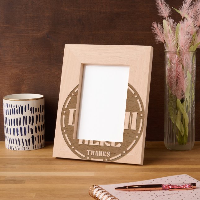 Custom Dad Appreciation gift Design Etched Frames (Left)