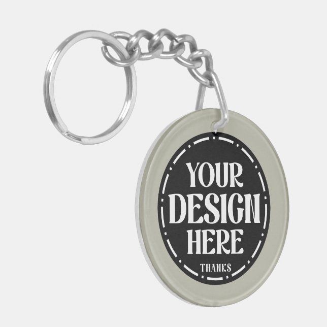 Custom Dad Appreciation gift Design Keychain (Front Left)