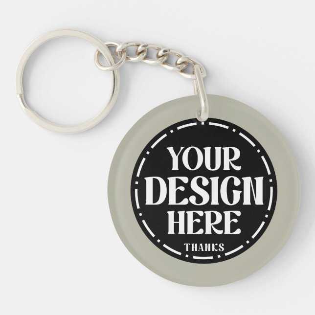 Custom Dad Appreciation gift Design Keychain (Front)