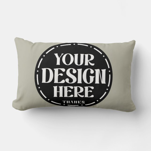 Custom Dad Appreciation gift Design Lumbar Pillow (Front)