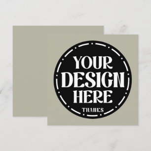 Custom Dad Appreciation gift Design Thank You Card