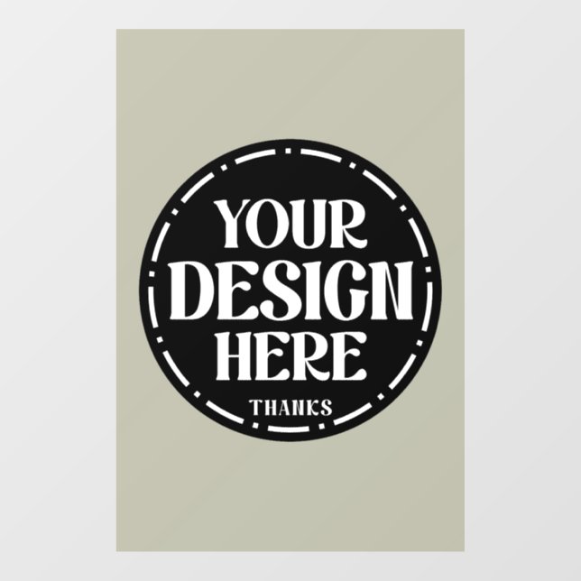 Custom Dad Appreciation gift Design Window Cling (Sheet)