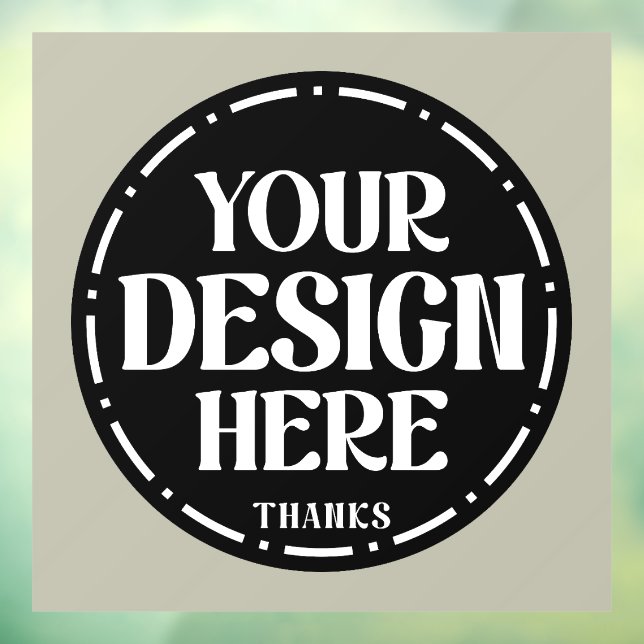 Custom Dad Appreciation gift Design Window Cling (Sheet 3)