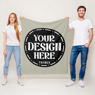 Custom Dad Appreciation Mug Design Fleece Blanket