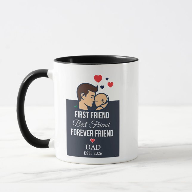 Custom Dad  Coffee Mug (Left)