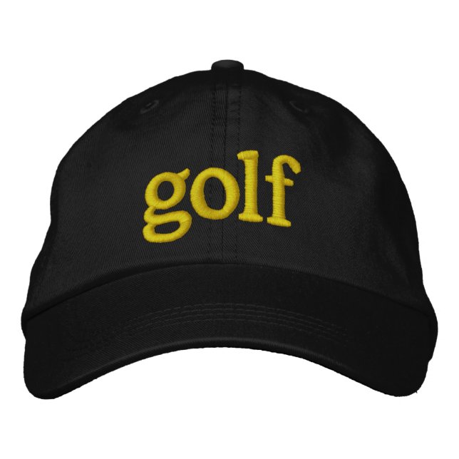 Custom Dad Golf Hat - Personalized Embroidered Cap (Front)