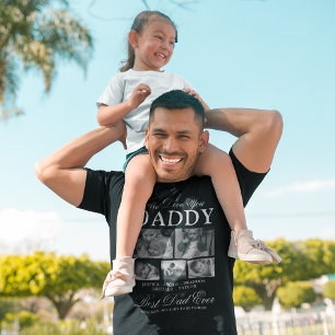 Custom Dad Photo Collage T-Shirt