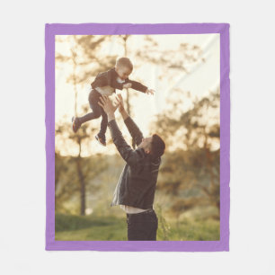 Custom Dad Photo Gift from Kids for Father’s Day Fleece Blanket
