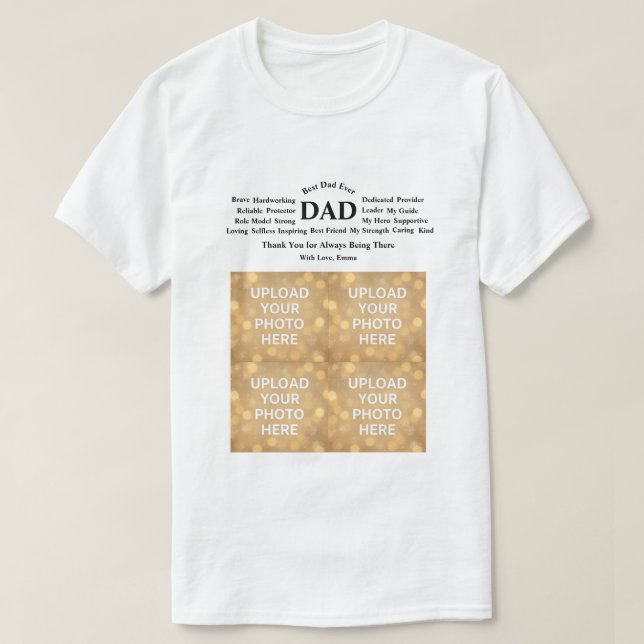 Custom Dad T-Shirt (Design Front)