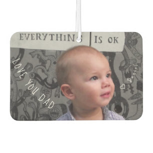 Custom Daddy Father's Day Photo Air Freshener
