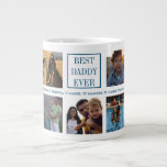 Custom Daddy Father's Day Photo Collage Large Coffee Mug<br><div class="desc">Custom Daddy Father's Day Photo Collage Giant Coffee Mug</div>