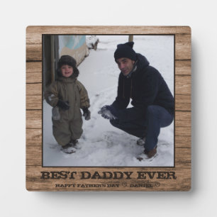 Custom Daddy Father's Day Photo Collage Plaque