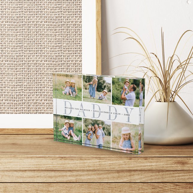 Custom Daddy Kids Photo Block (Creator Uploaded)