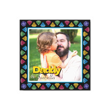 Custom Daddy & Me Photo Keepsake – Personalized 