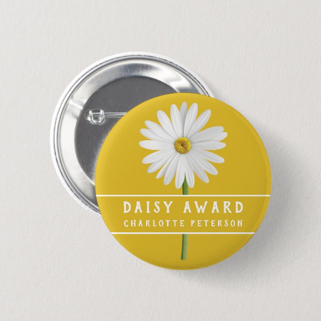 Custom  Daisy Award  2 Inch Round Button (Front & Back)