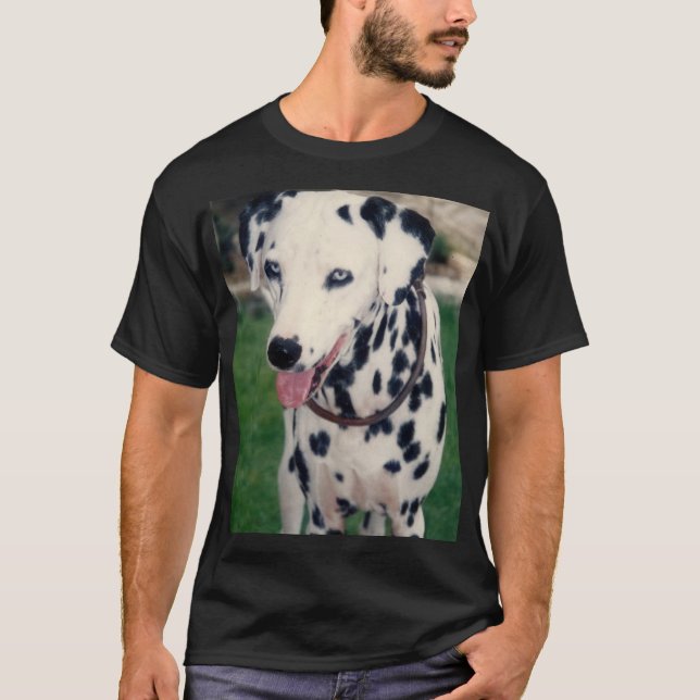 Custom Dalmatian Dog Upload Your Pet's Photo    T-Shirt (Front)