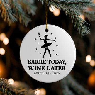 Custom Dance Ornaments, Personalized Ballet Gifts, Ceramic Ornament