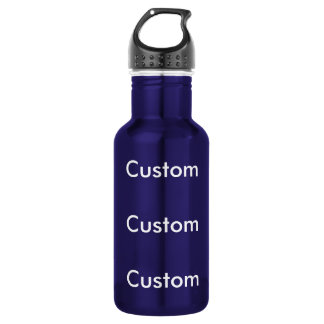 Custom DARK BLUE Stainless Steel 18oz Water Bottle