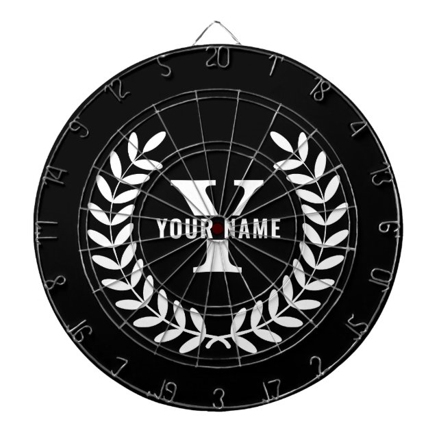 Custom Dartboard Personalize With Initial/Name (Front)