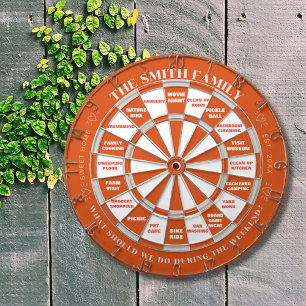 Custom Dartboard Plus Activity Decision Board 