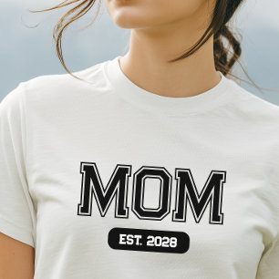 Custom Date New Mom T-Shirt